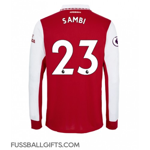 Arsenal Albert Sambi Lokonga #23 Fußballbekleidung Heimtrikot 2022-23 Langarm